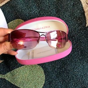 Y2K pink sunglasses